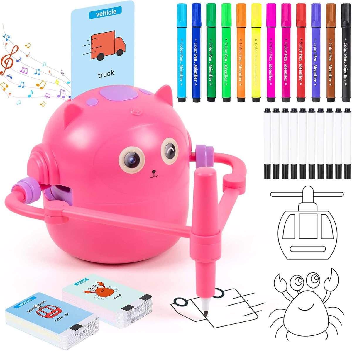 DoodleBot™ Robot Dessinateur Interactif | Apprendre à Dessiner & Développer sa Créativité 🤖🎨