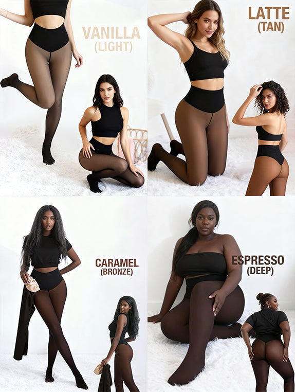 DouceSilhouette™ – Legging Polaire Chaud Sans Coutures Apparentes