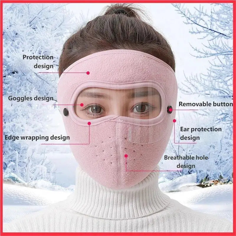 VisageChaud™ – Masque Polaire d’Hiver avec Protection des Yeux