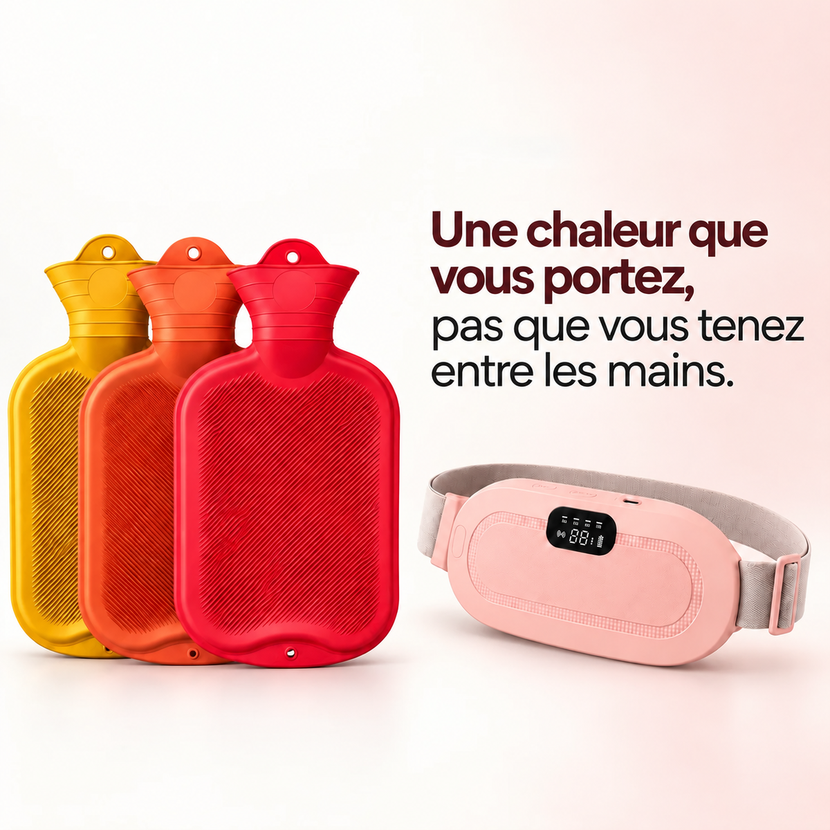 VentreDouceur™ – Ceinture Chauffante Menstruelle avec Massage Vibrant