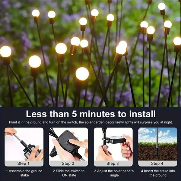 ÉclatLuciole™ – Lampes Solaires Décoratives pour Jardin