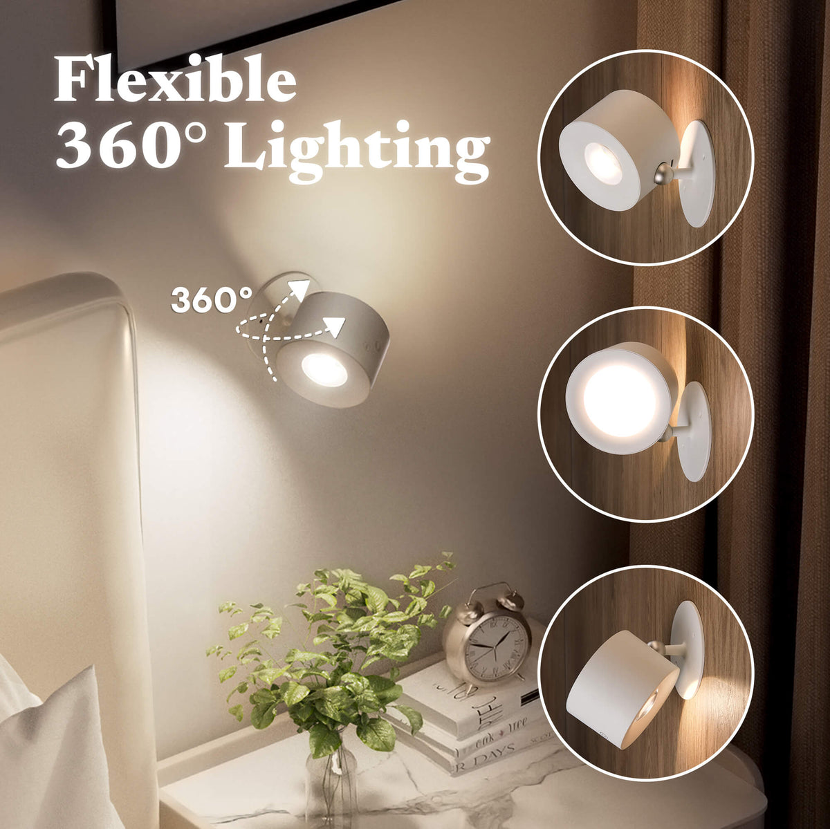 HaloLumière™ – Applique Murale LED Intelligente
