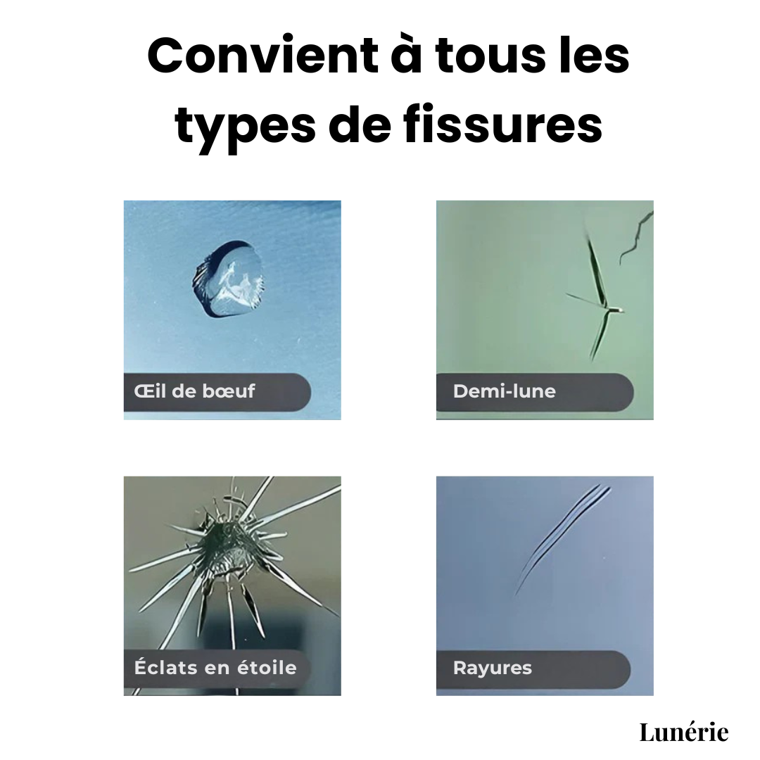 Dernier Jour -50% | EverClear™ Kit de réparation pour verre