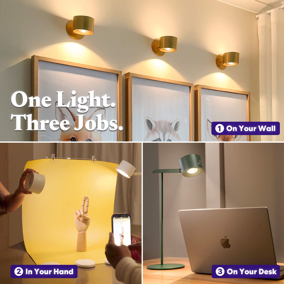 HaloLumière™ – Applique Murale LED Intelligente