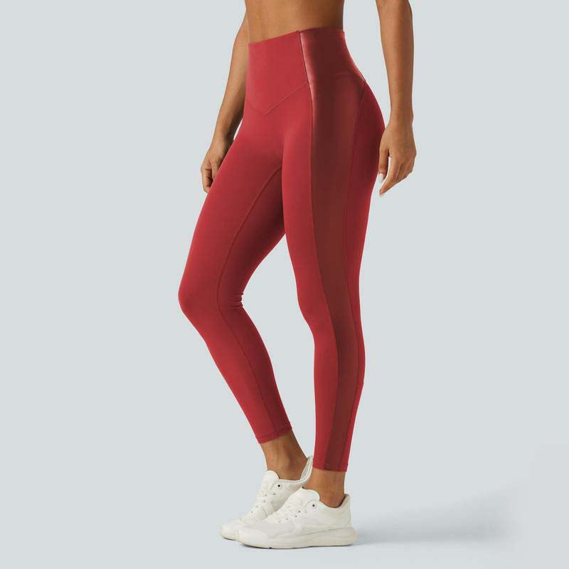 SilhouetteÉlégance™ – Legging Sculptant en Similicuir à Taille Haute