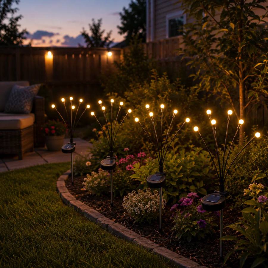 ÉclatLuciole™ – Lampes Solaires Décoratives pour Jardin