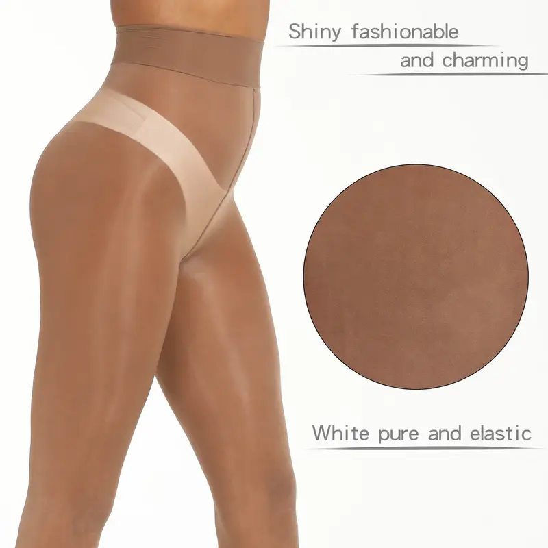 Élancéa™ – Collant Voile Sculptant à Taille Haute