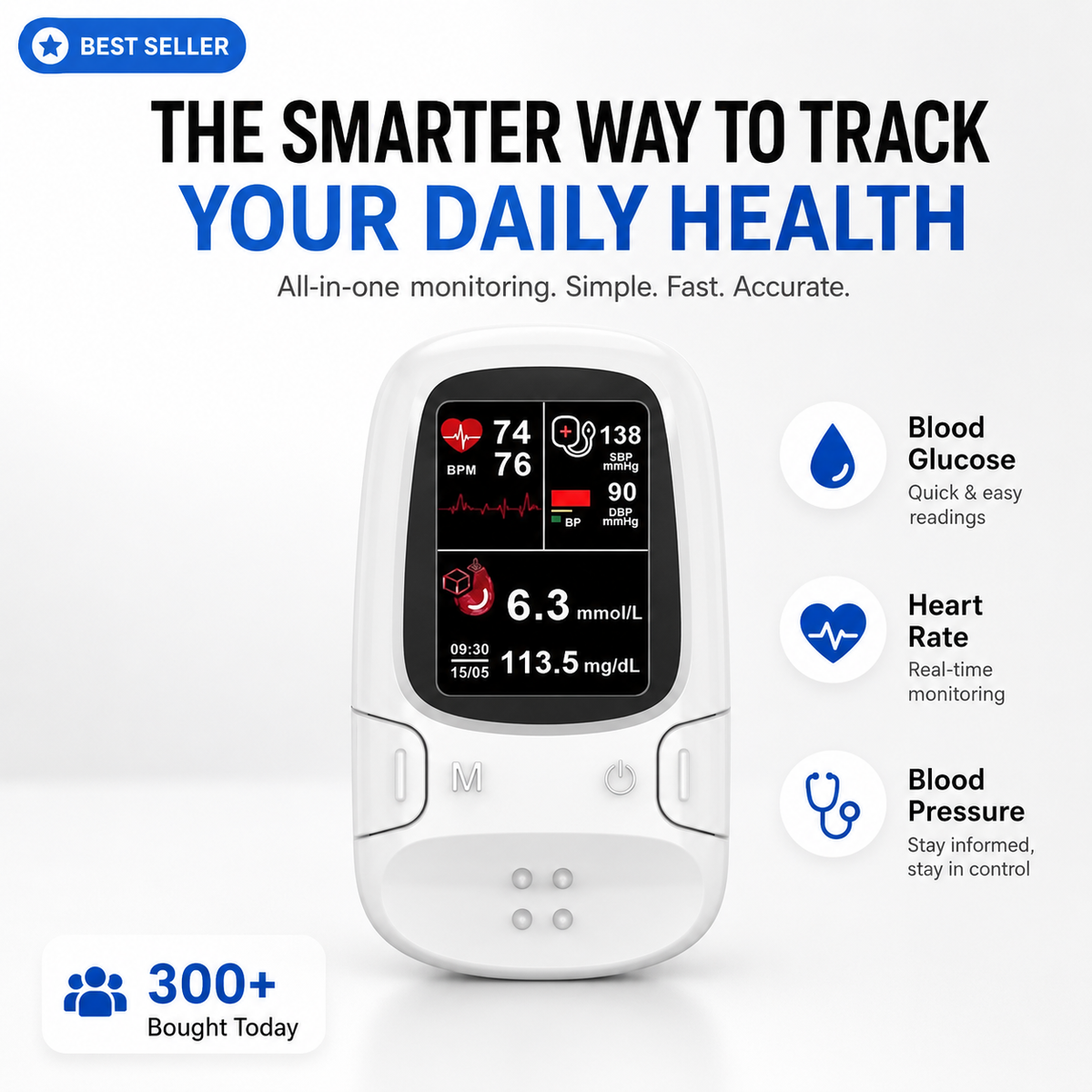 VitalSense™ Moniteur de santé – Pour des mesures simples et sans contact