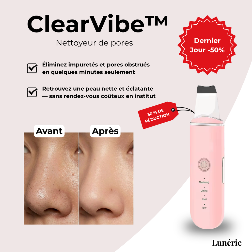 Dernier Jour -50% | ClearVibe™ Nettoyeur de pores
