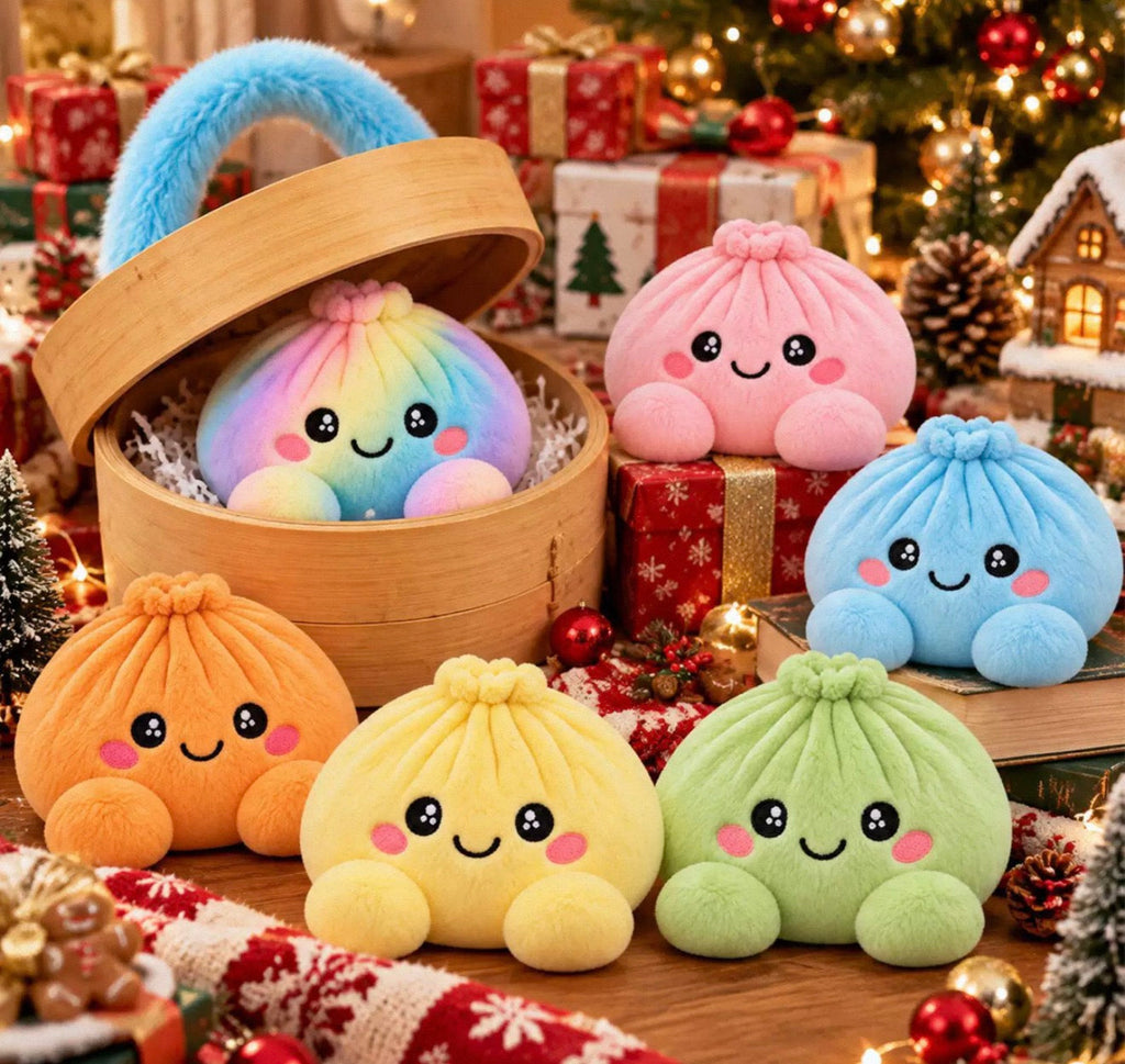 DumpliCâlin™ – Peluche Surprise en Forme de Ravioli à Collectionner