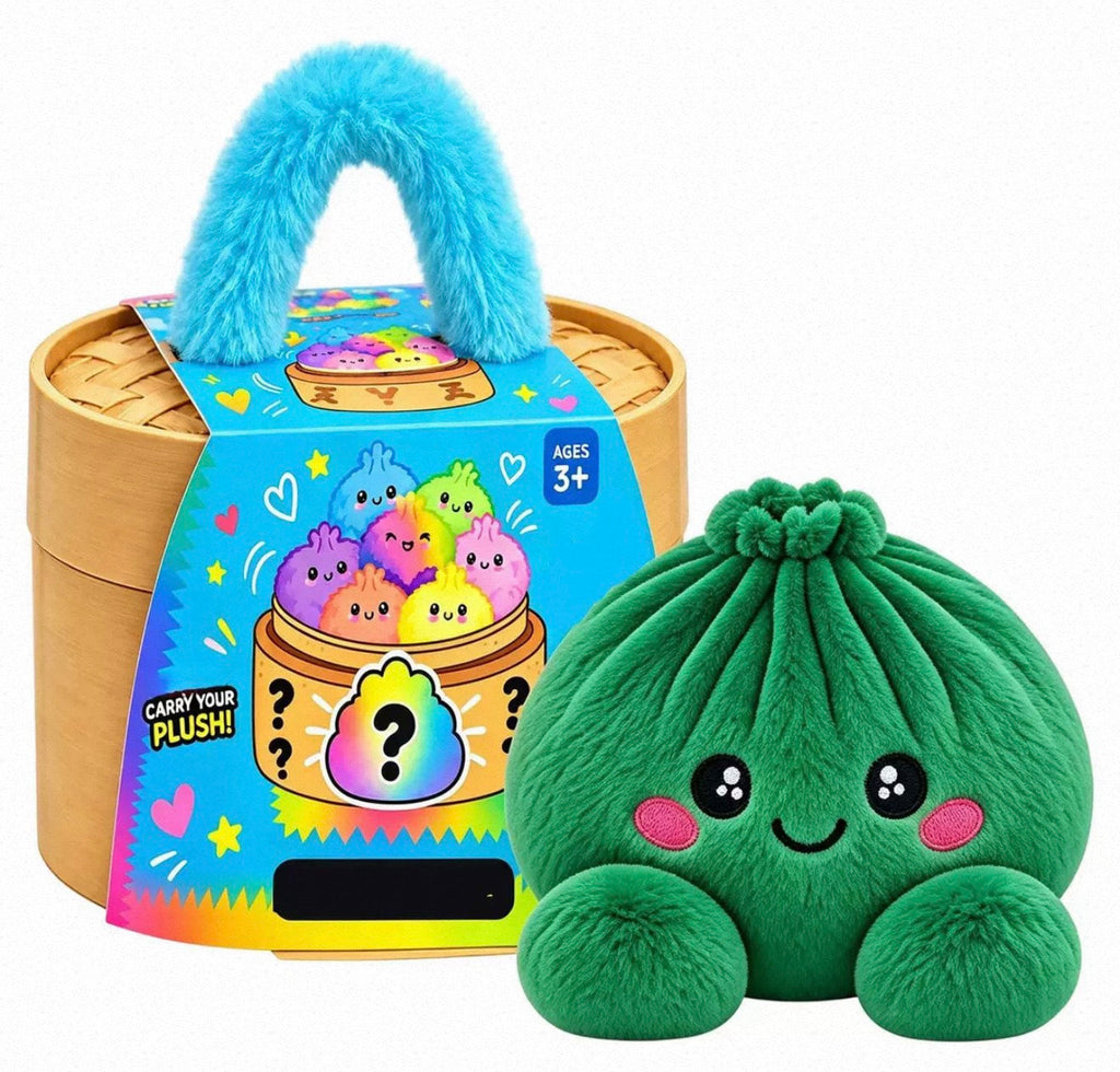 DumpliCâlin™ – Peluche Surprise en Forme de Ravioli à Collectionner
