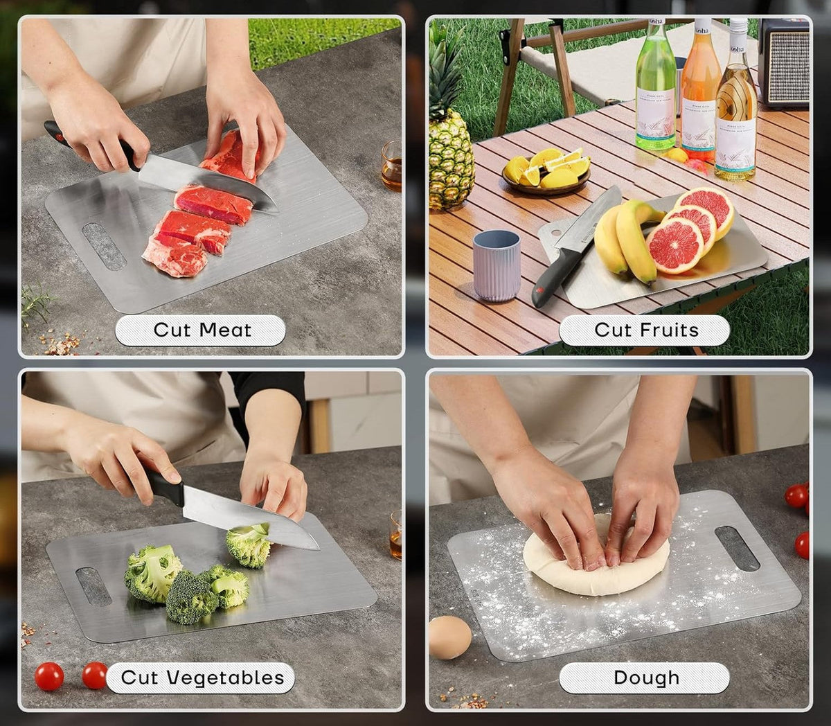 DécoupeChef™ – Planche à Découper de Cuisine