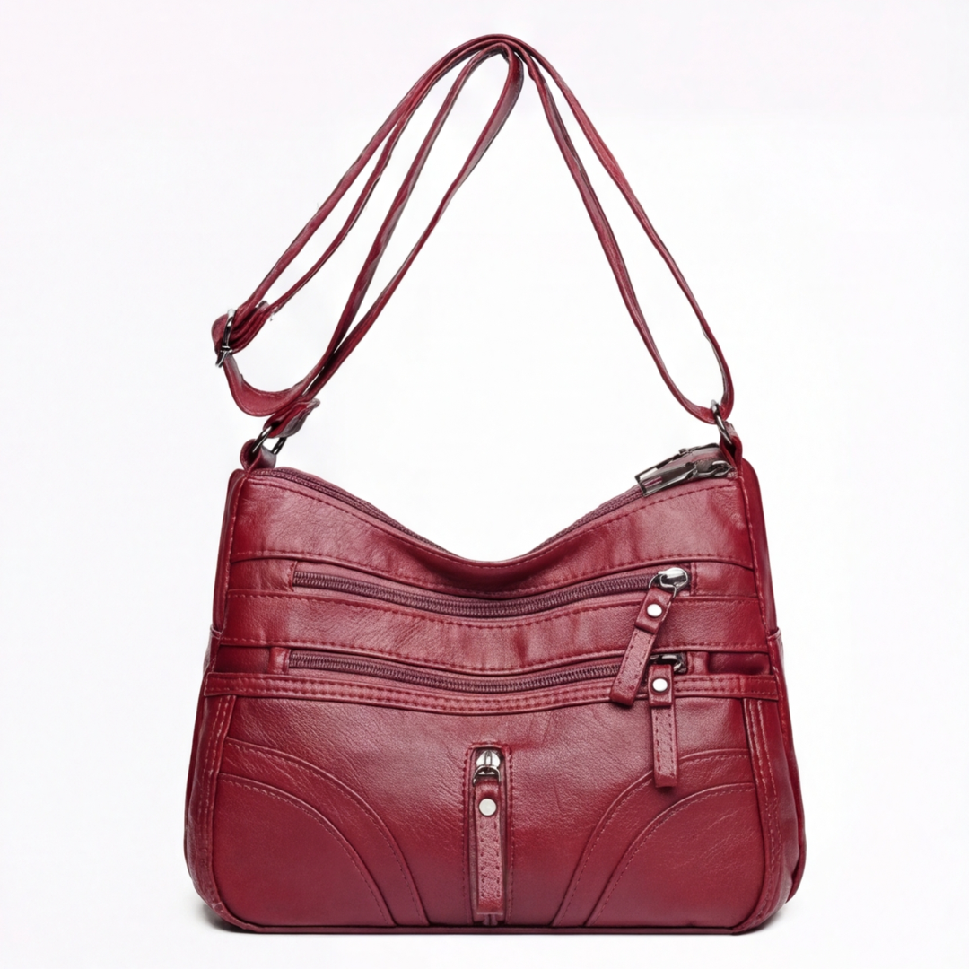 Dernier Jour -50% | Brooklyn™ Sac bandoulière multi-poches en cuir souple