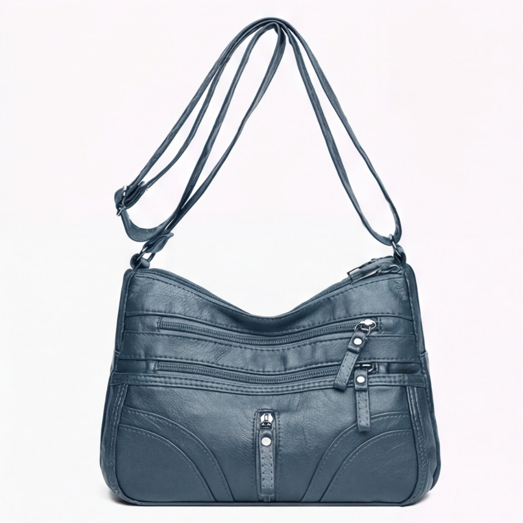 Dernier Jour -50% | Brooklyn™ Sac bandoulière multi-poches en cuir souple