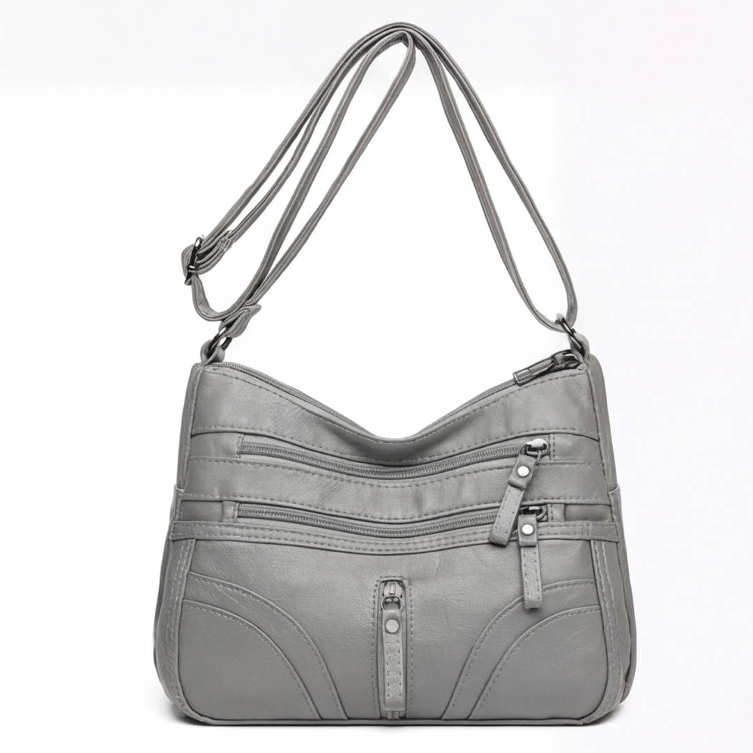Dernier Jour -50% | Brooklyn™ Sac bandoulière multi-poches en cuir souple