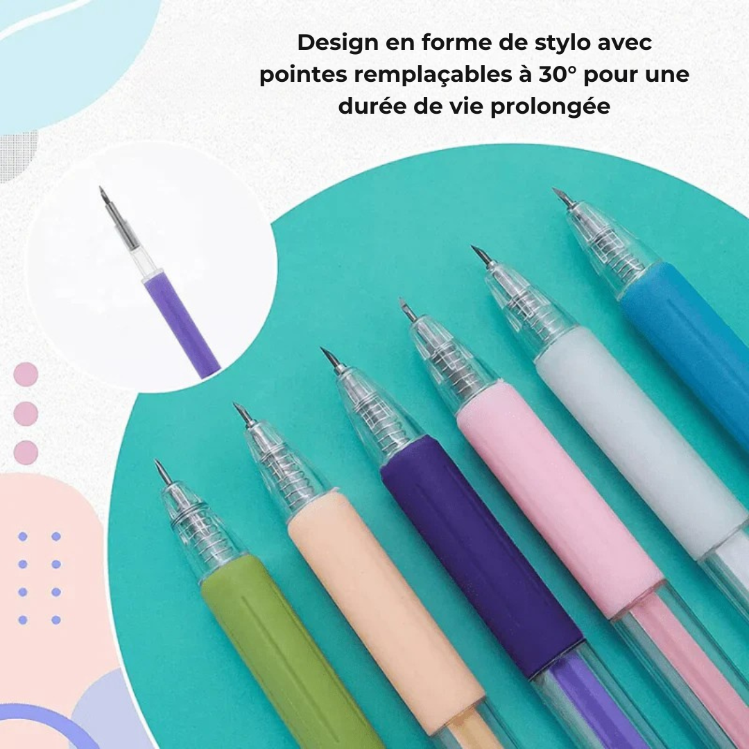 6+6 GRATUIT | CutCraft™ Stylo-Cutters Ultra-Précis