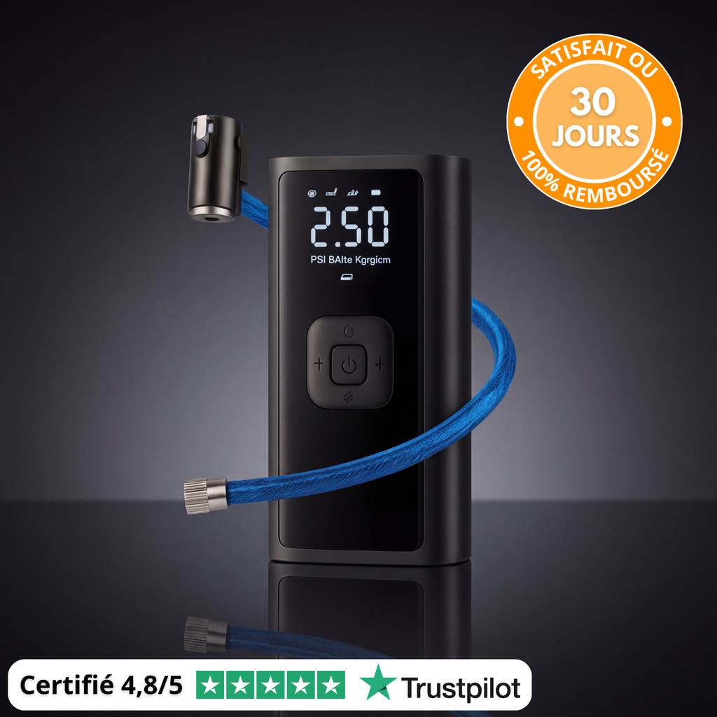 GonfleMax™ – Compresseur d’Air Portable Rechargeable