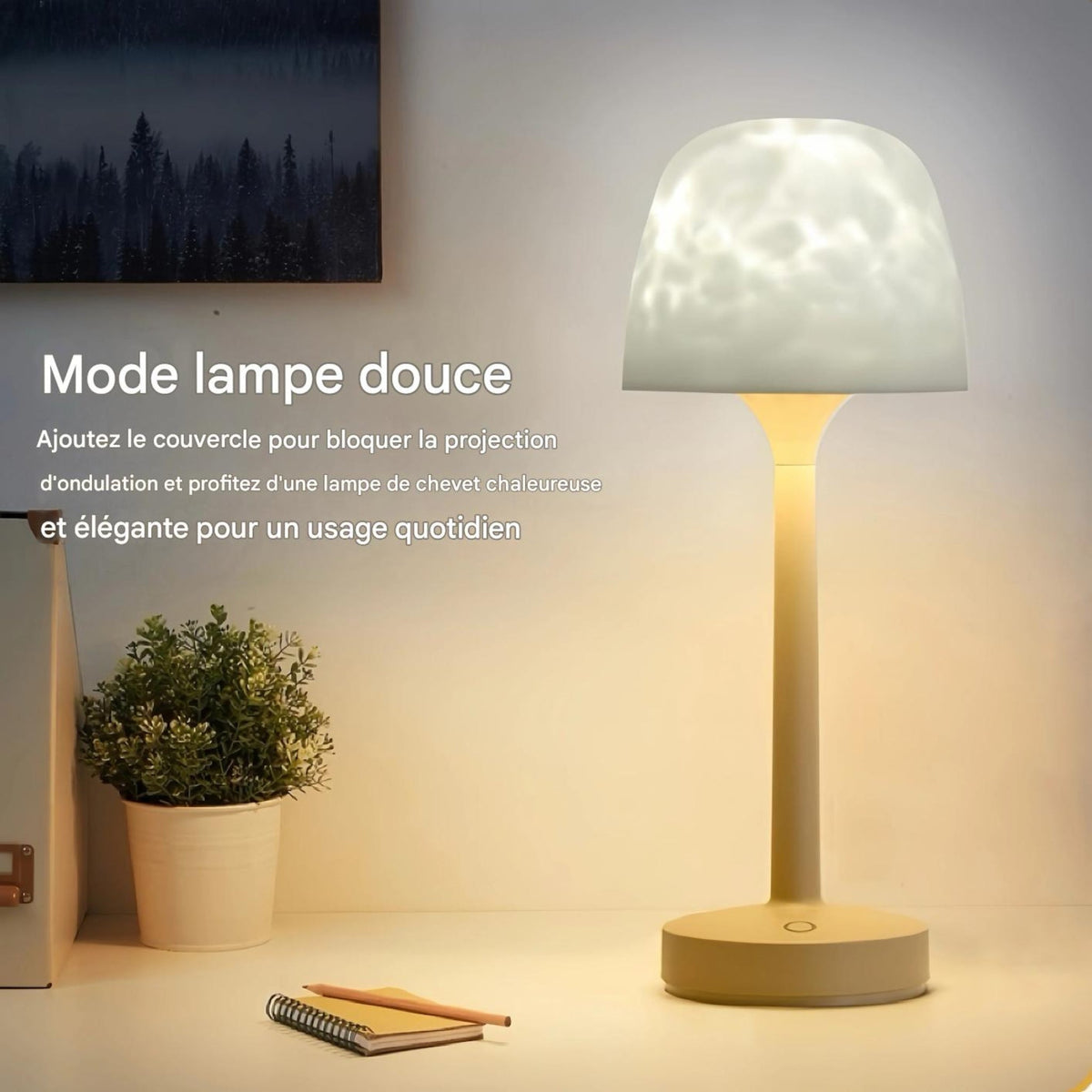 Ondélys™ – Lampe Projecteur 3-en-1 à Effet Vagues Océaniques