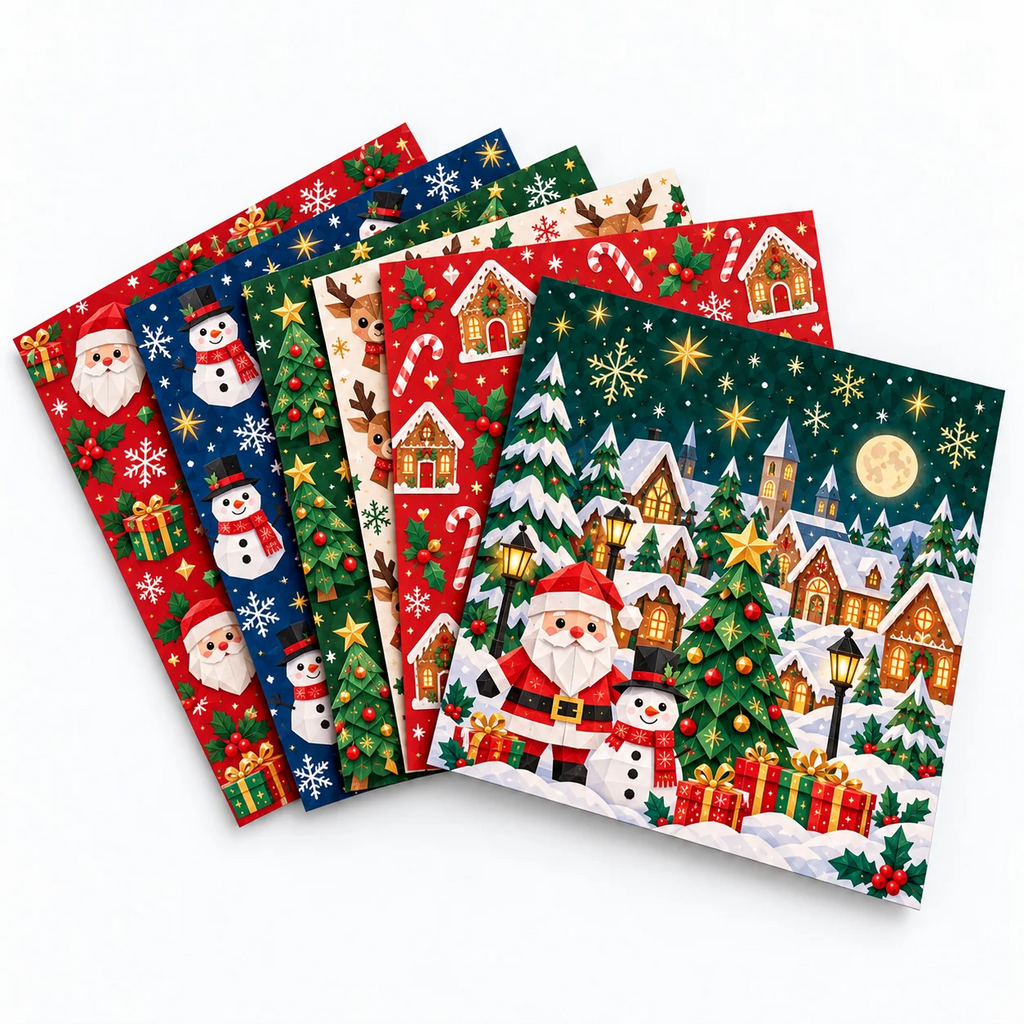 PapierFéerie™ – Kit Créatif de Noël en Papier à Plier