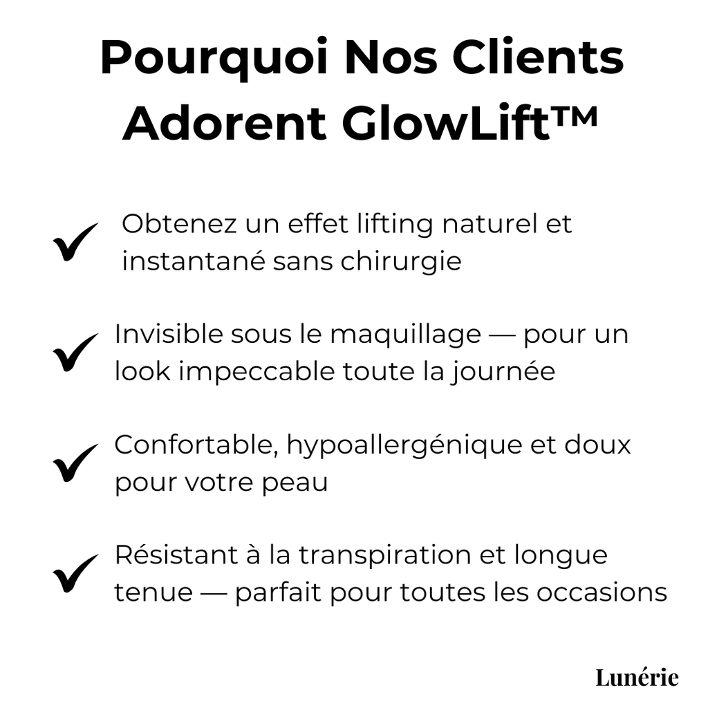 Dernier Jour -50% | GlowLift™ Bande Lifting Visage Invisible (40 pièces)