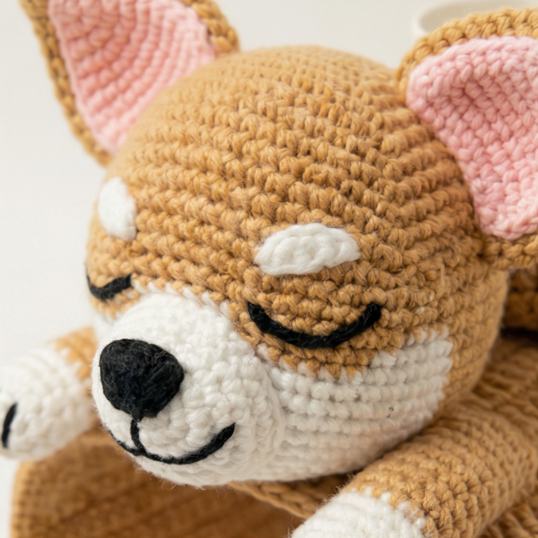 Dernier Jour -50% | CozyPaw™ Organisateur d’accoudoir pour chien au crochet
