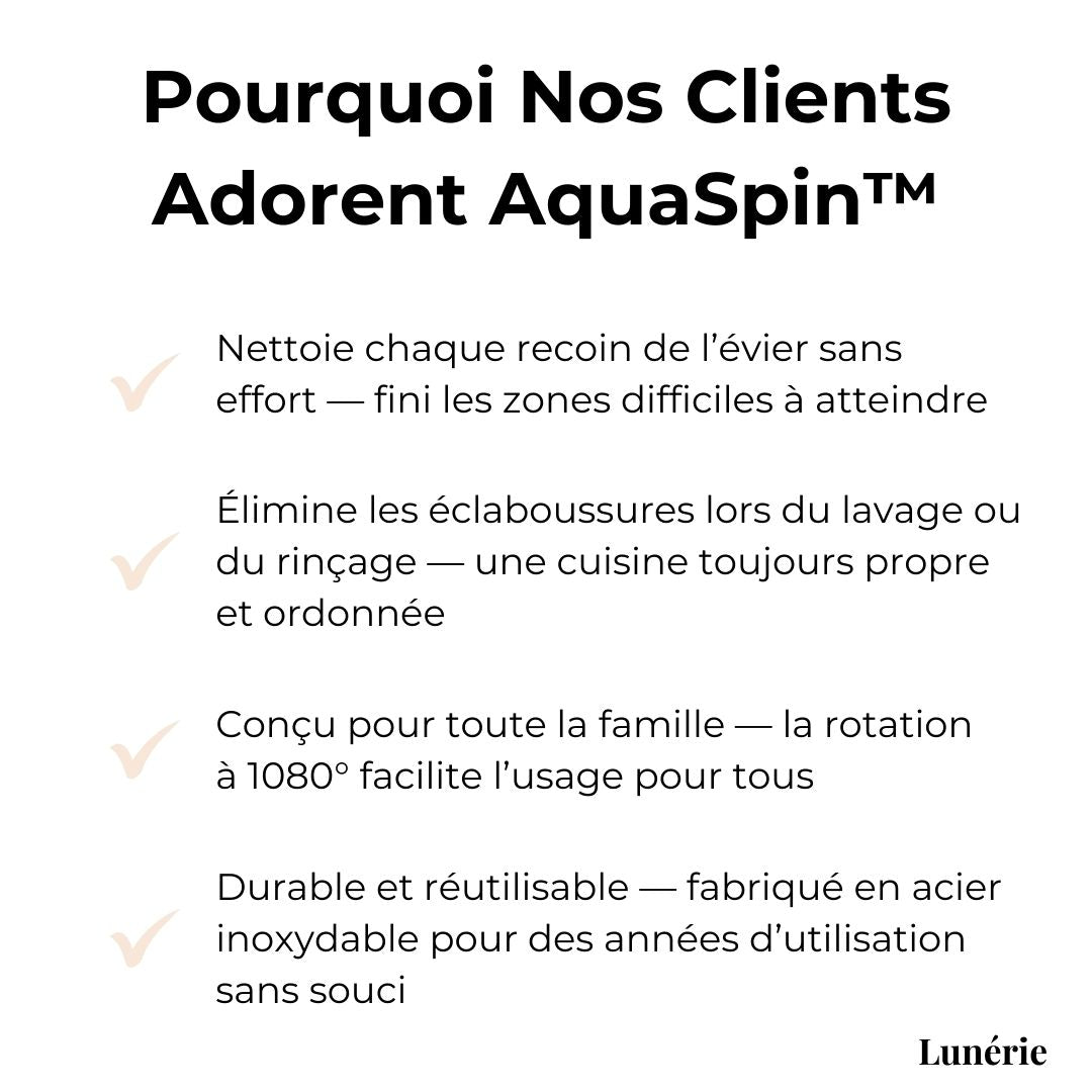 Dernier Jour -50% | AquaSpin™ Rallonge de robinet rotative à 360°