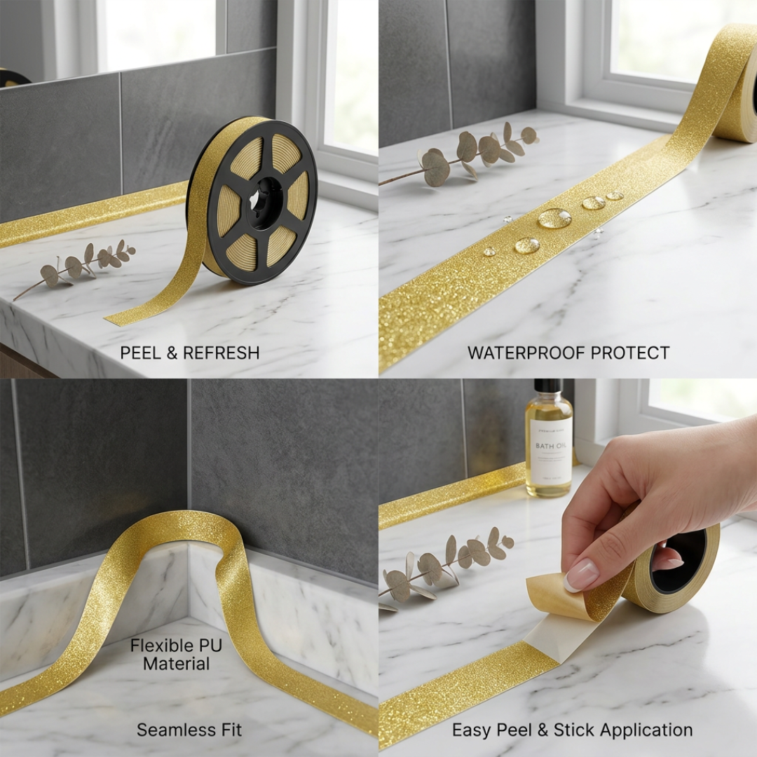 1+1 GRATUIT | TileSeal™ Ruban de joint auto-adhésif