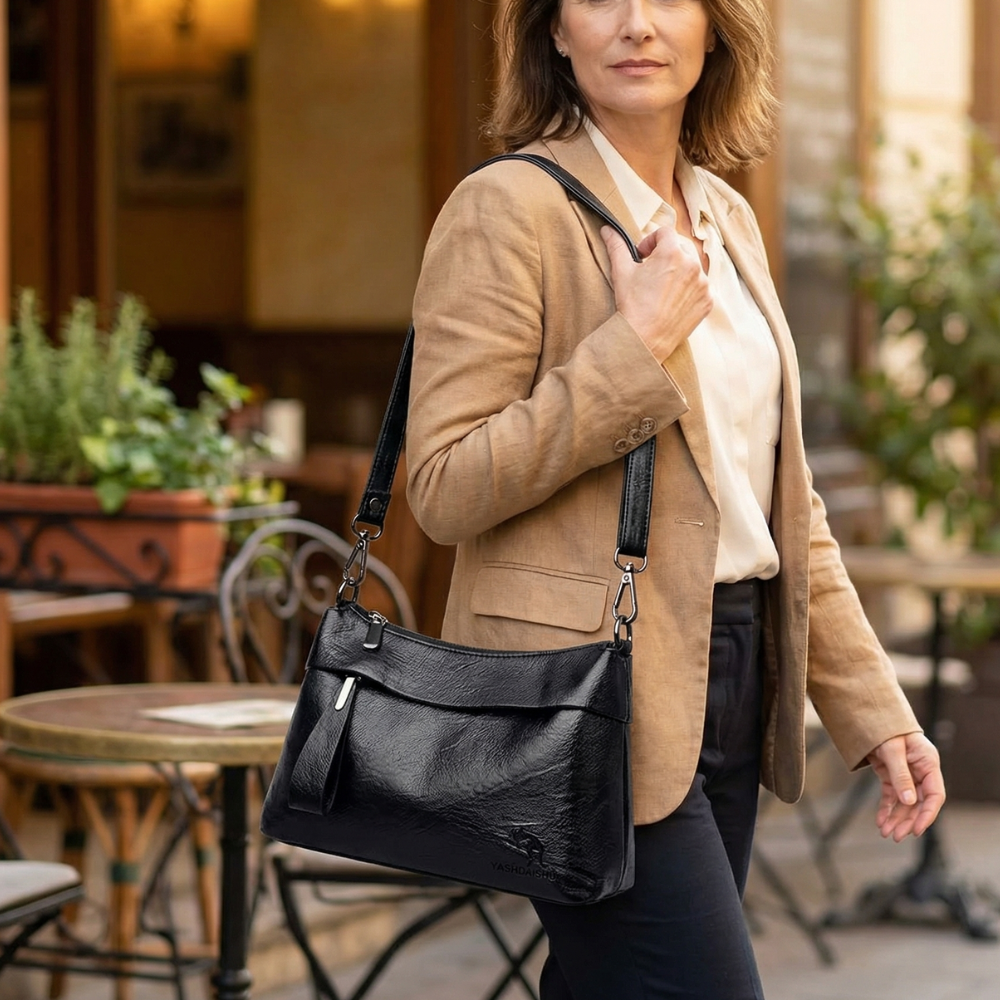 Dernier Jour -50% | Avery™ Sac bandoulière en cuir souple
