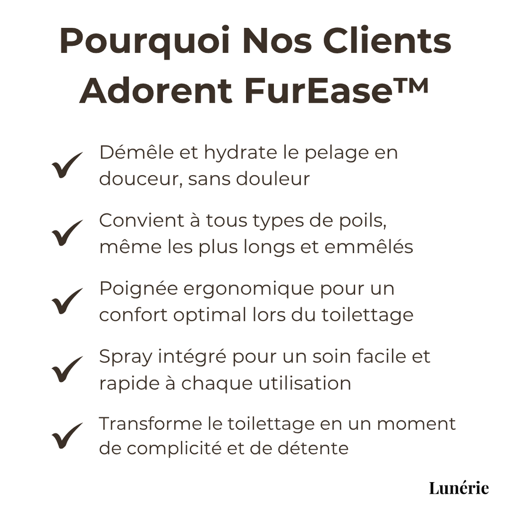 Dernier Jour -50% | FurEase™ Brosse Vapeur pour Animaux