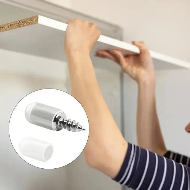 Dernier Jour -50% | EasyShelf™ Supports Auto-Perceurs pour Étagères Stables (40 pièces)