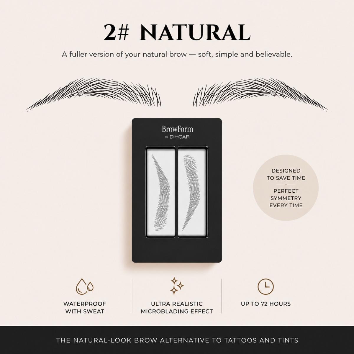 SourcilÉclat™ – Tampon de Mise en Forme des Sourcils