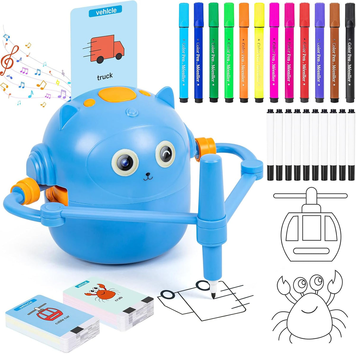 DoodleBot™ Robot Dessinateur Interactif | Apprendre à Dessiner & Développer sa Créativité 🤖🎨