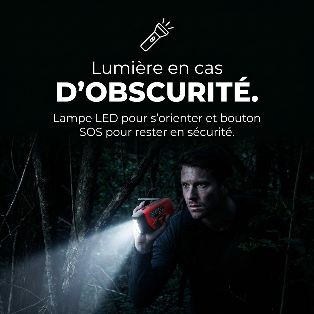 AlerteMax™ – Radio de Secours Multifonction