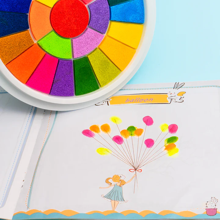 Dernier Jour -50% | ColorFun™ Set de peinture au doigt avec livre