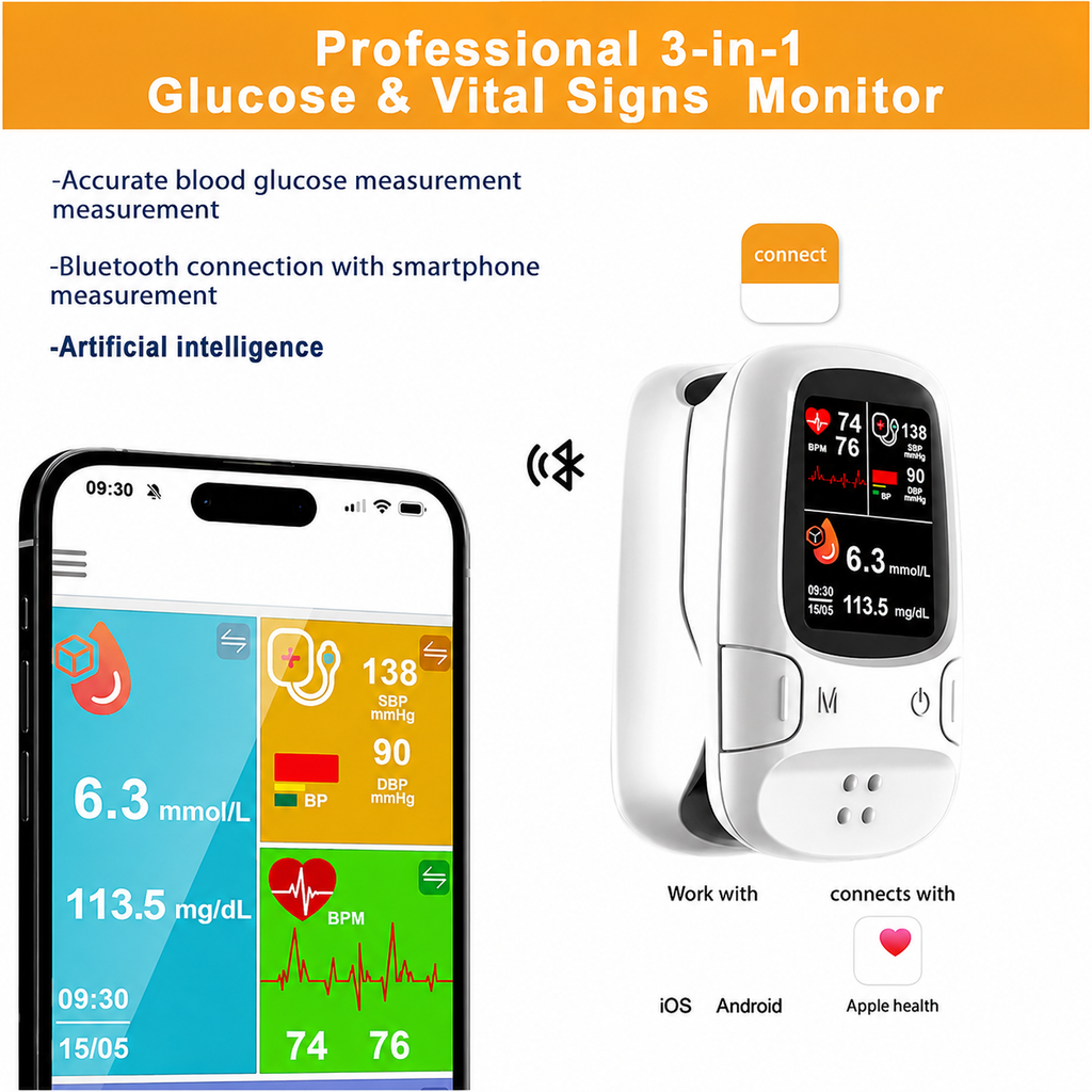VitalSense™ Moniteur de santé – Pour des mesures simples et sans contact