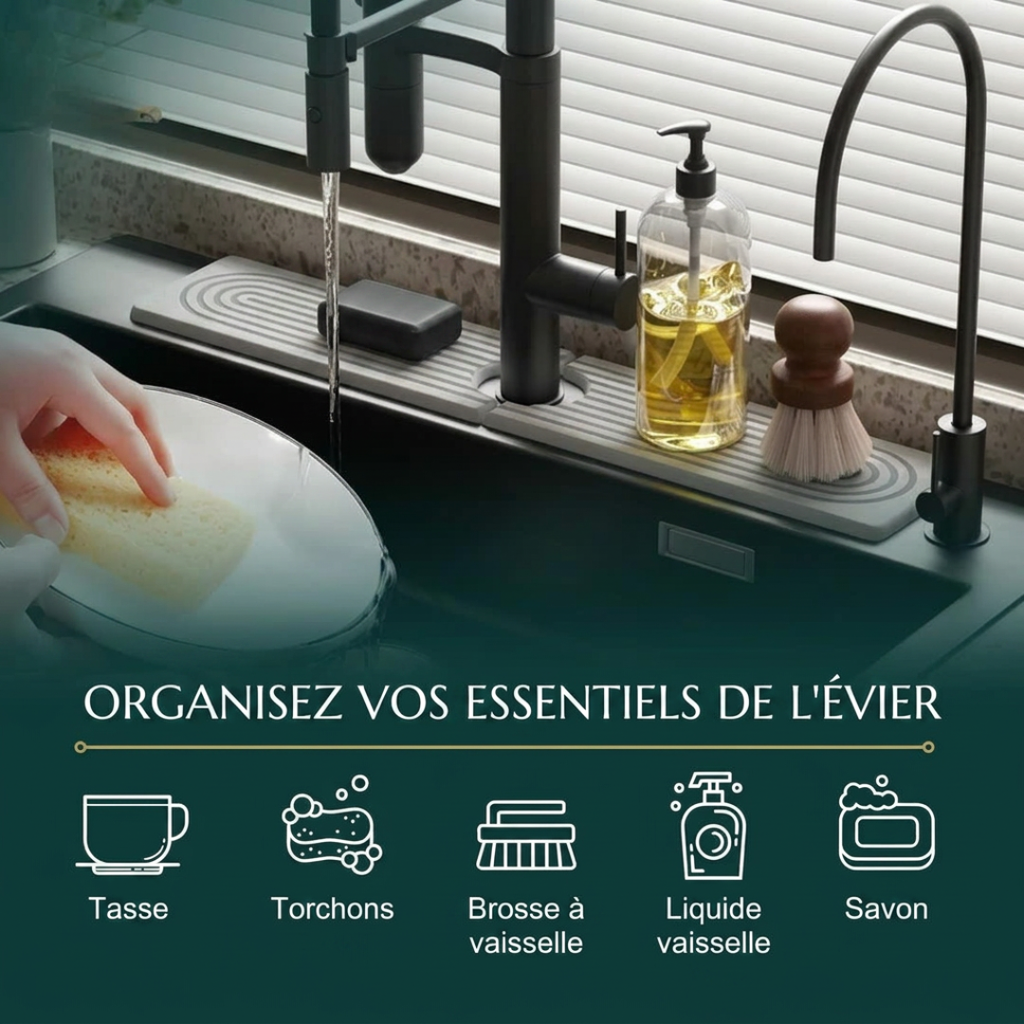 Dernier Jour -50% | DryNest™ Tapis de robinet en pierre