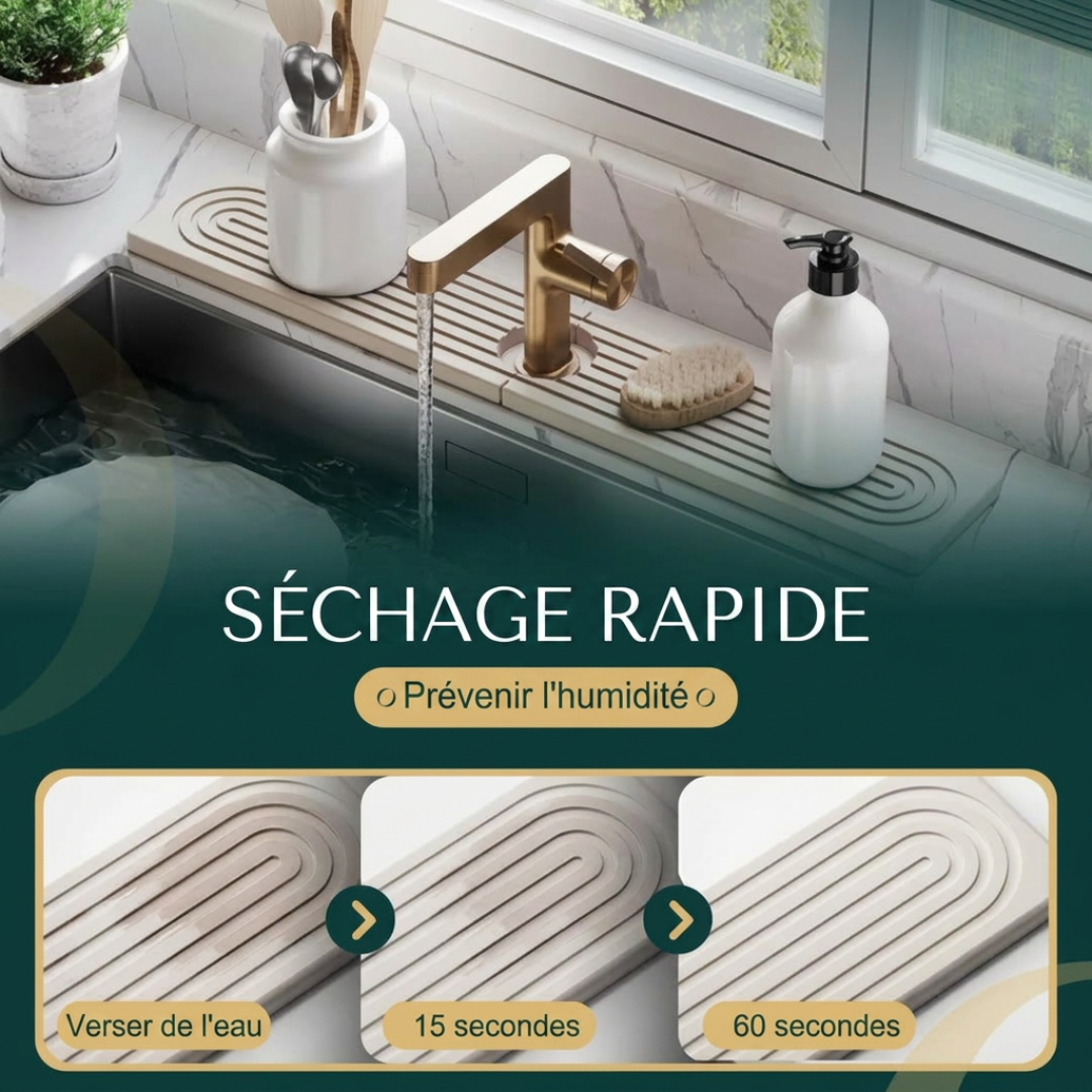 Dernier Jour -50% | DryNest™ Tapis de robinet en pierre