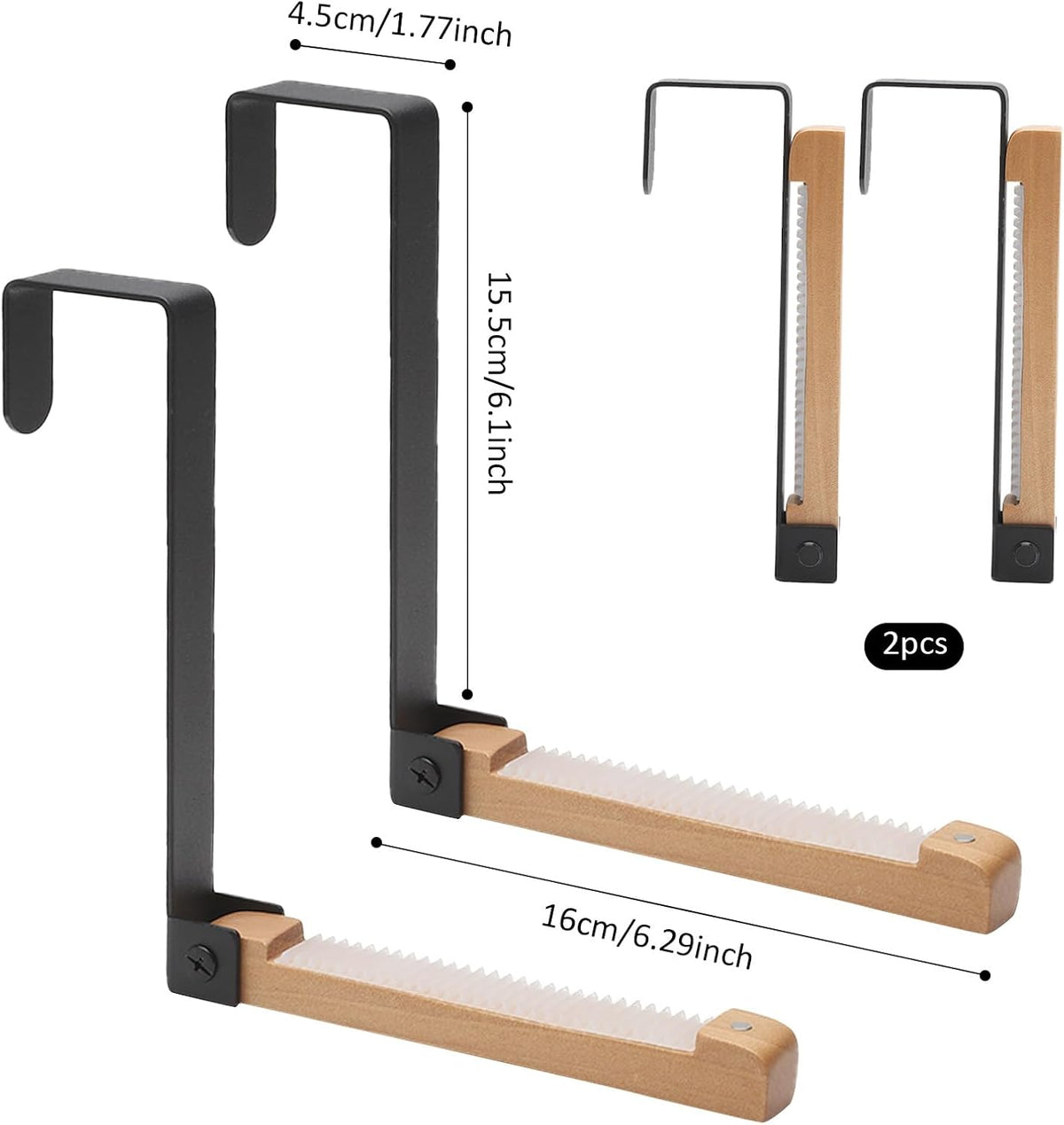 Dernier Jour -50% | FlexiHook™ Organisation Facile et Sans Dommages (Lot de 2)