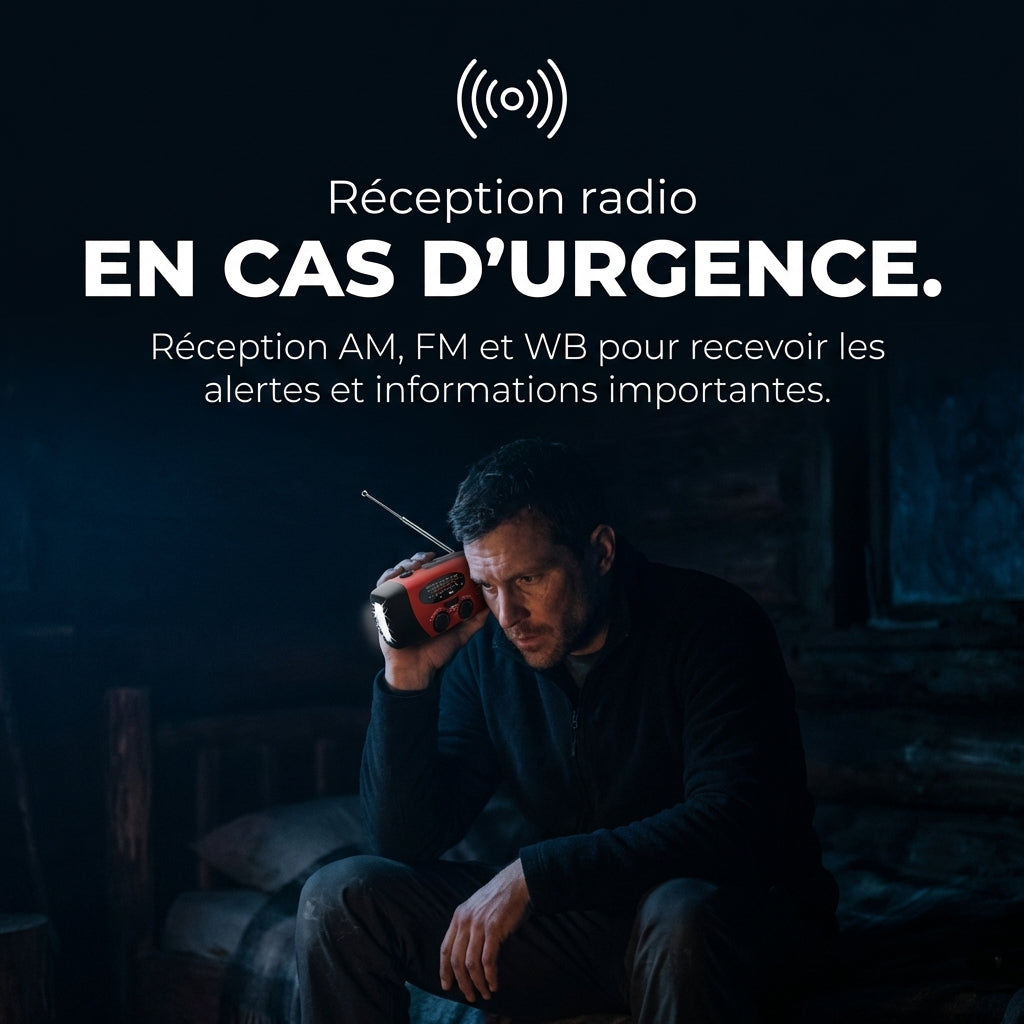 AlerteMax™ – Radio de Secours Multifonction