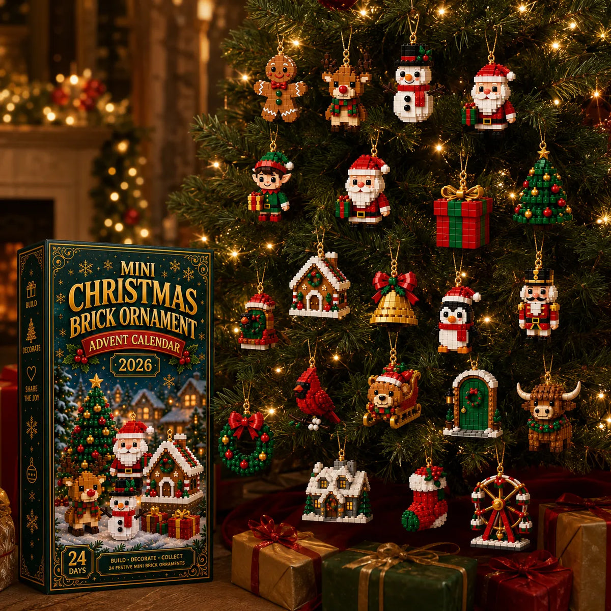 FestiveBuild™ – Calendrier de l’Avent de Noël en Mini-Briques à Construire