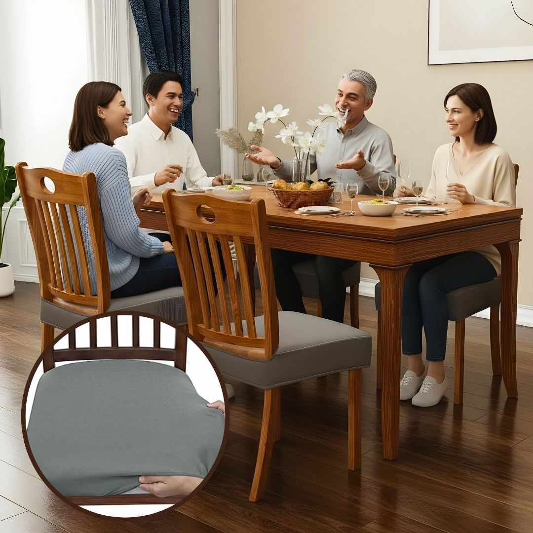 Dernier Jour -50% | FitNest™ Housses de chaise extensibles (lot de 4)