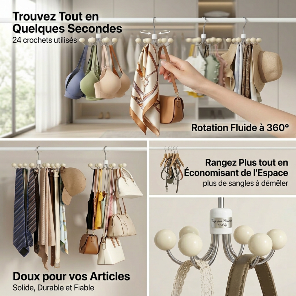 1+2 GRATUIT | FlexiHang™ Organisateur de Placard