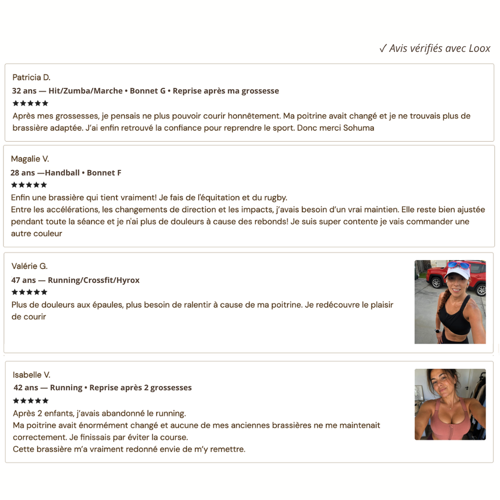 PoitrineActive™ – Brassière de Sport à Maintien Renforcé