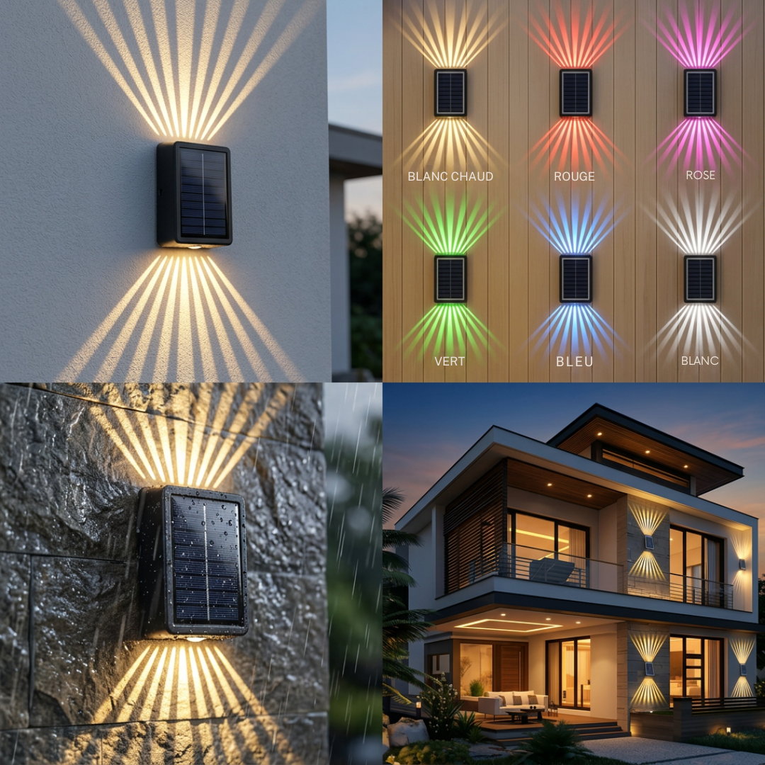 Dernier Jour -50% | GlowUp™ Lampe murale solaire