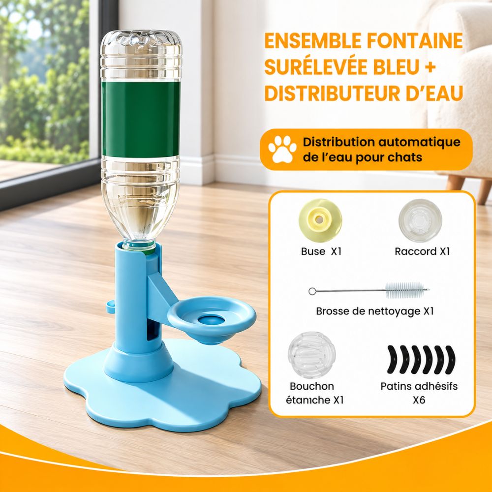 AquaPattes™ – Distributeur d’Eau Automatique pour Animaux