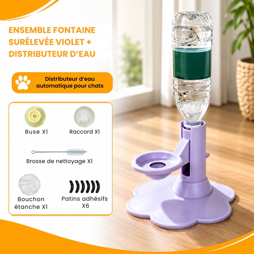 AquaPattes™ – Distributeur d’Eau Automatique pour Animaux
