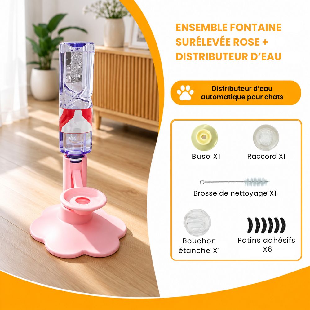 AquaPattes™ – Distributeur d’Eau Automatique pour Animaux