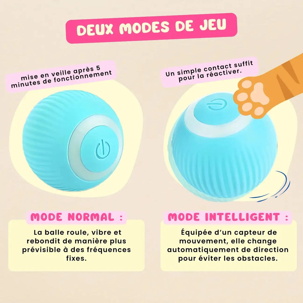 ChatJoue™ – Balle Interactive pour Chat