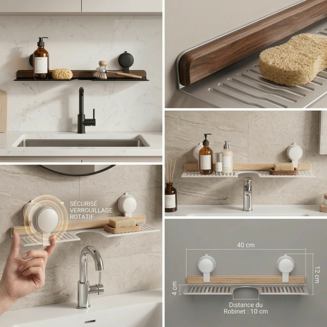 Dernier Jour -50% | FlowShelf™ Étagère d’évier