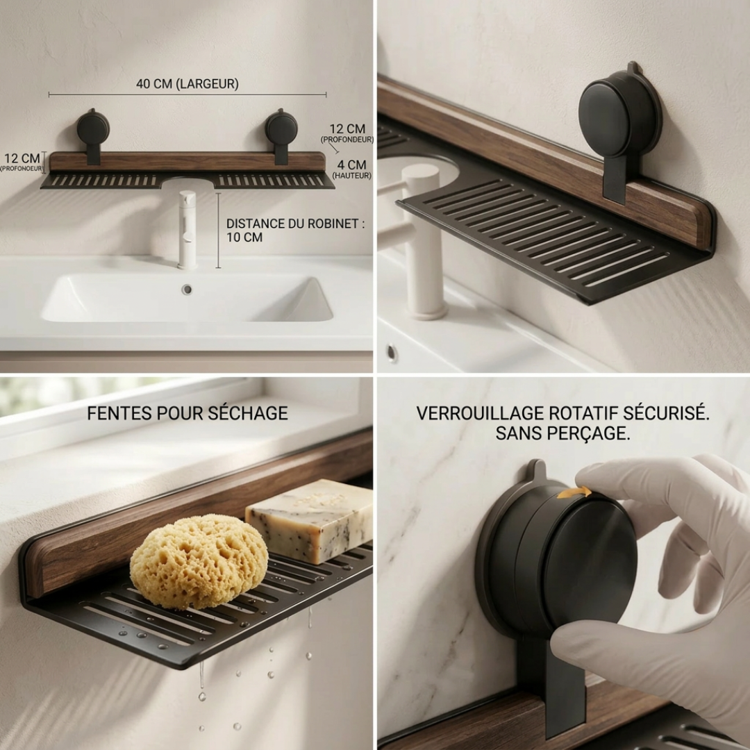 Dernier Jour -50% | FlowShelf™ Étagère d’évier
